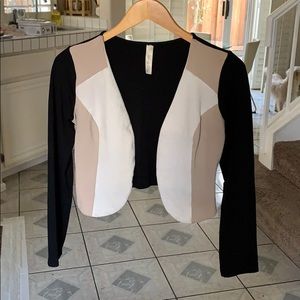 Mini color block blazer